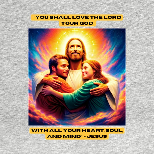 "You shall love the Lord your God with all your heart, soul, and mind" - Jesus by St01k@